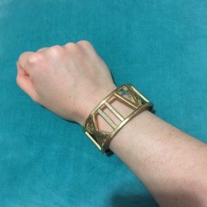 Romanian numbers bangle bracelet